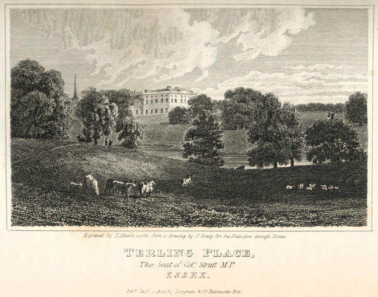 Terling Place Essex Excursions 1818 Copyright: J Greig