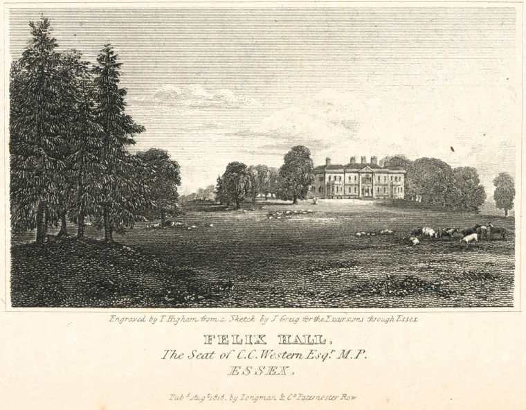 Felix Hall 1818 Essex Excursions Copyright: J Greig