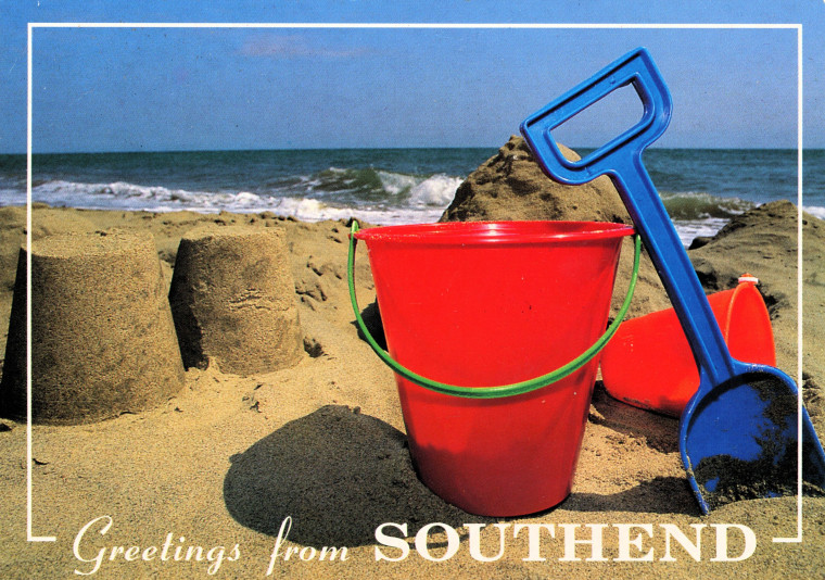 Southend Bucket and Spade Post Card Copyright: William George