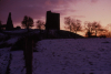 Hadleigh Castle Sunset January 1985