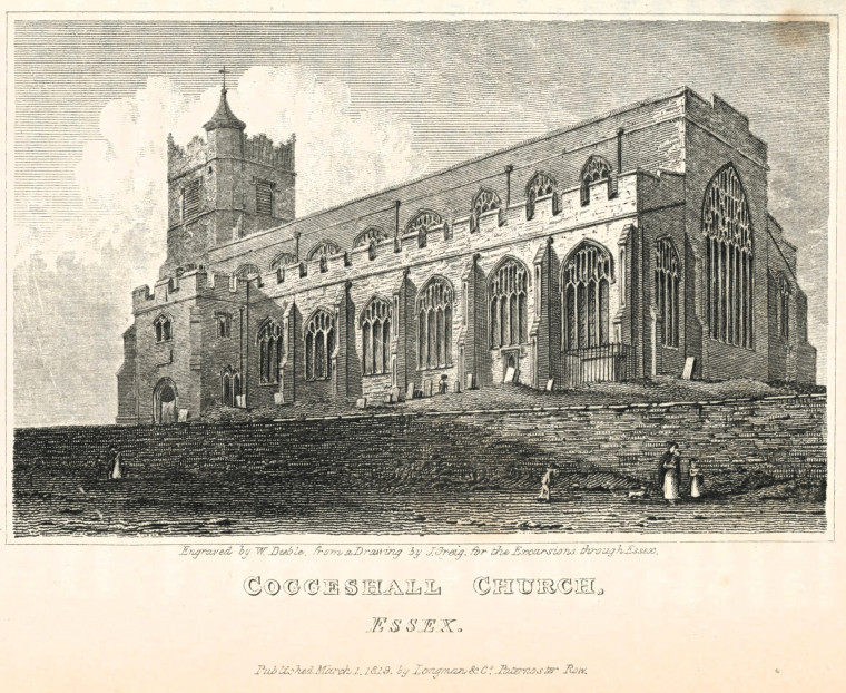 Coggeshall Church 1818 Excursions Copyright: J Greig