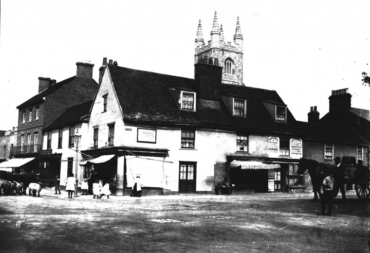 Prittlewell East Street Black and White Image from negative Copyright: William George