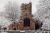 Barking Church St Margaret in the snow 3 