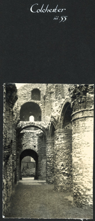 Colchester St Botolph Priory Aisle 1955 Photograph Album Copyright: Photograph Album