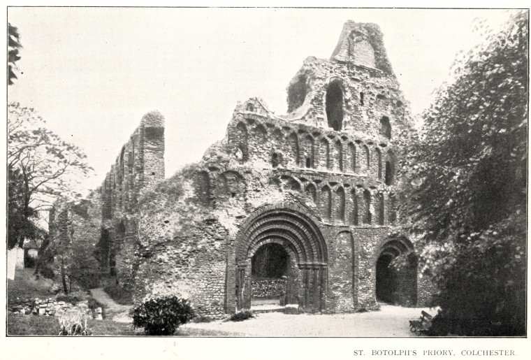 Colchester St Botolph Priory photographic view Copyright: Sands and Sons 32 Views of Clacton