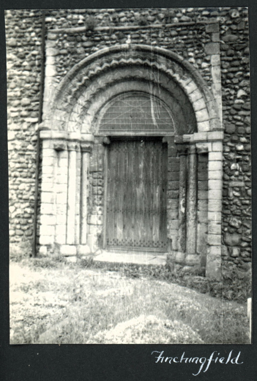 Finchingfield Church Tower Entrance 1955 Photograph Album Copyright: Photograph Album