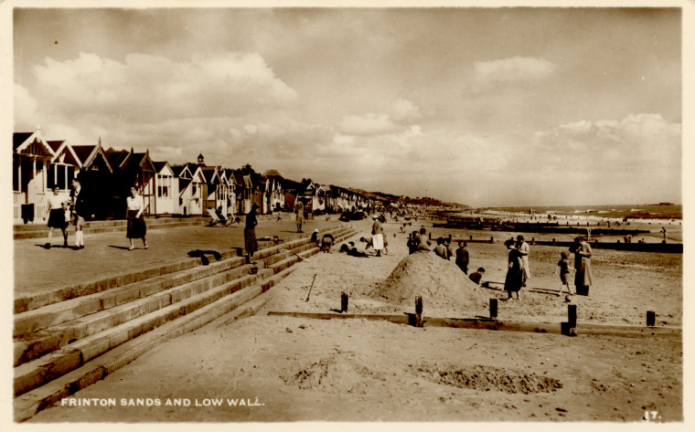 Frinton on Sea Sands Post Card Copyright: Post Card