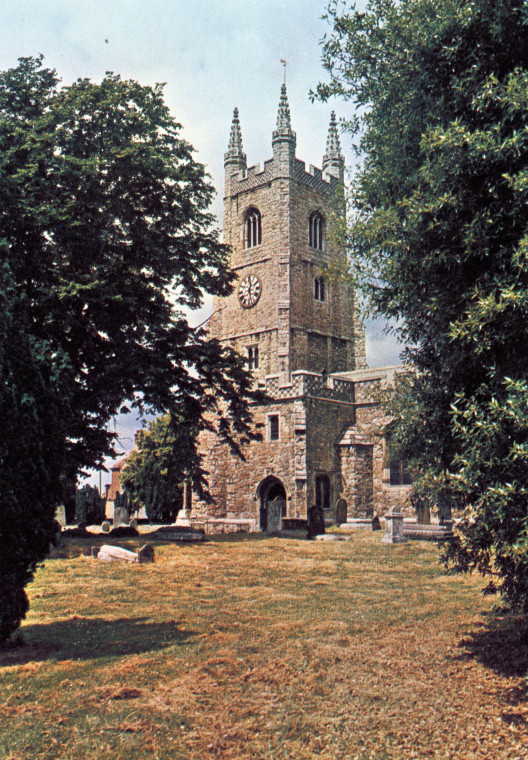 Prittlewell Church West Tower Post Card Copyright: William George