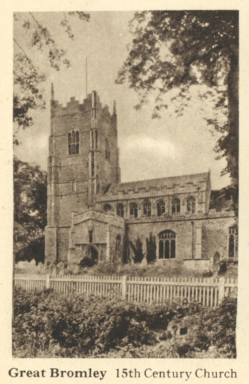 Great Bromley Church Arthur Mee Essex 1942 Copyright: Arthur Mee 1942