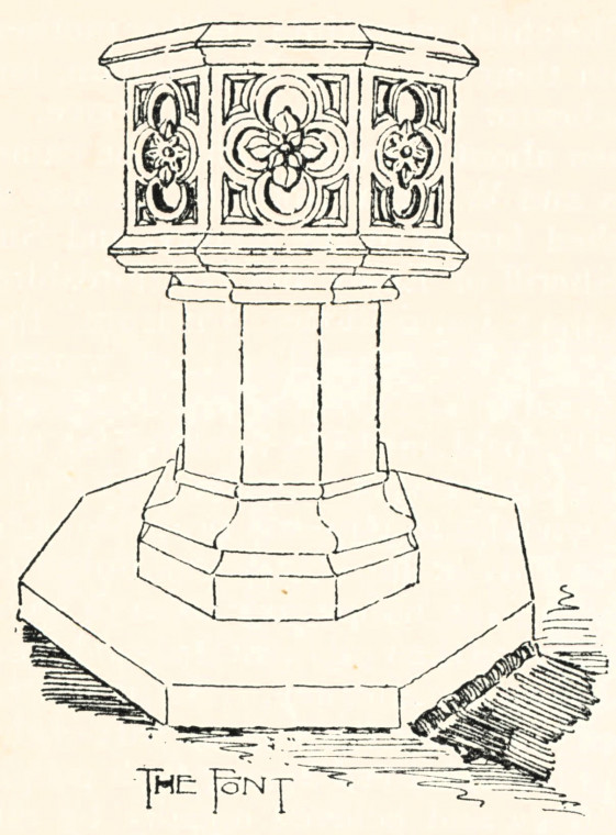 Stondon Massey Church Font 1900 Copyright: William George