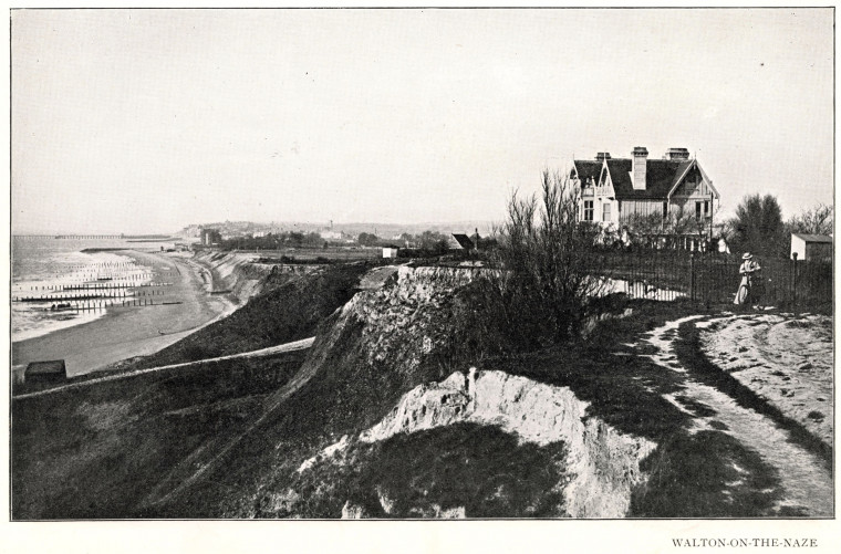 Walton on Naze From the Naze  photographic view Copyright: Sands and Sons 32 Views of Clacton