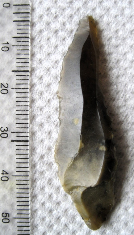 Walton on the Naze flint blade Copyright: William George