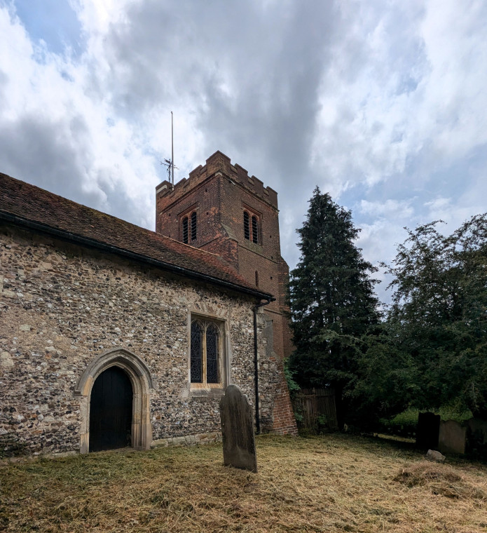 Nazeing Church North Face 5 July 2024 Copyright: William George