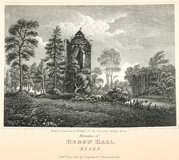 Heron Hall Ingrave 1818 Essex Excursions Copyright: W Wallis