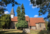 Wakes Colne Church South Face through trees 13 September 2024 