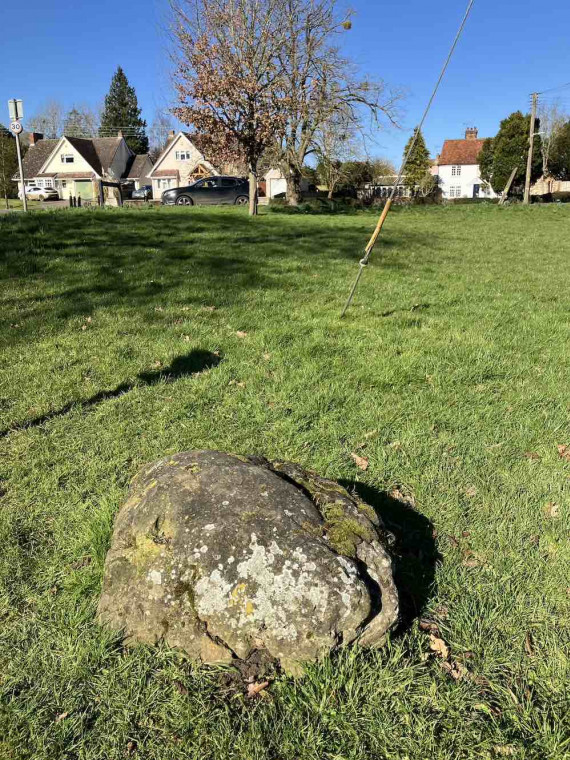 Ridgewell sandstone erratic boulder Copyright: Gerald Lucy