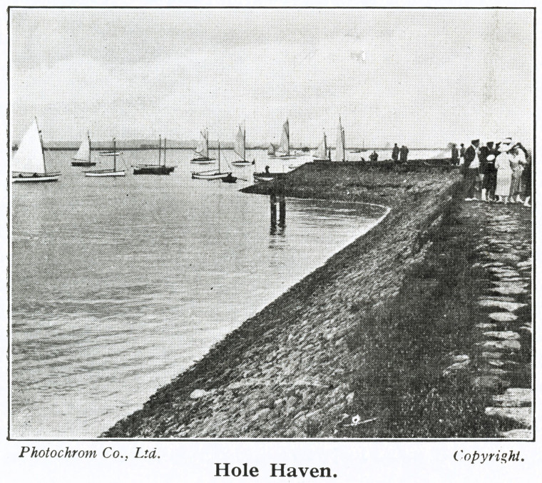 Canvey Hole Haven Captivating Canvey 1930 Copyright: Photochrom Co Ltd