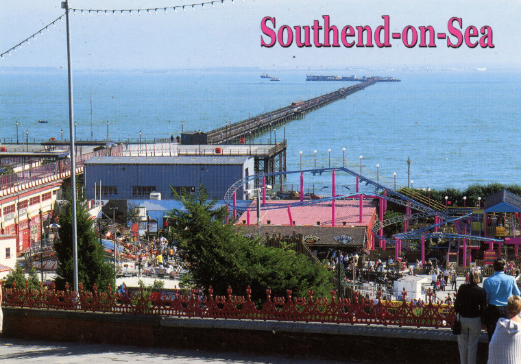 Southend on Sea Pier Colour Post Card Copyright: William George