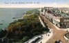 Southend Royal Parade and Shrubbery Colour Post card