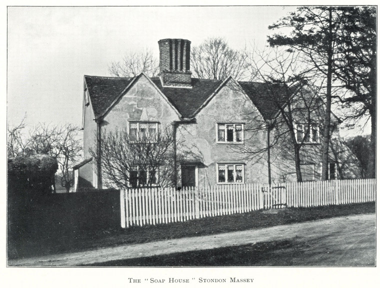 Stondon Massey Soap House Copyright: E H L Reeve Stondon Massey 1900