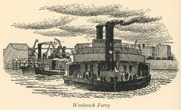 Newham Woolwich Ferry Bax 1939 Copyright: S R Badmin