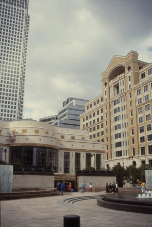 Canary Wharf London 1991 Copyright: Roger Payne