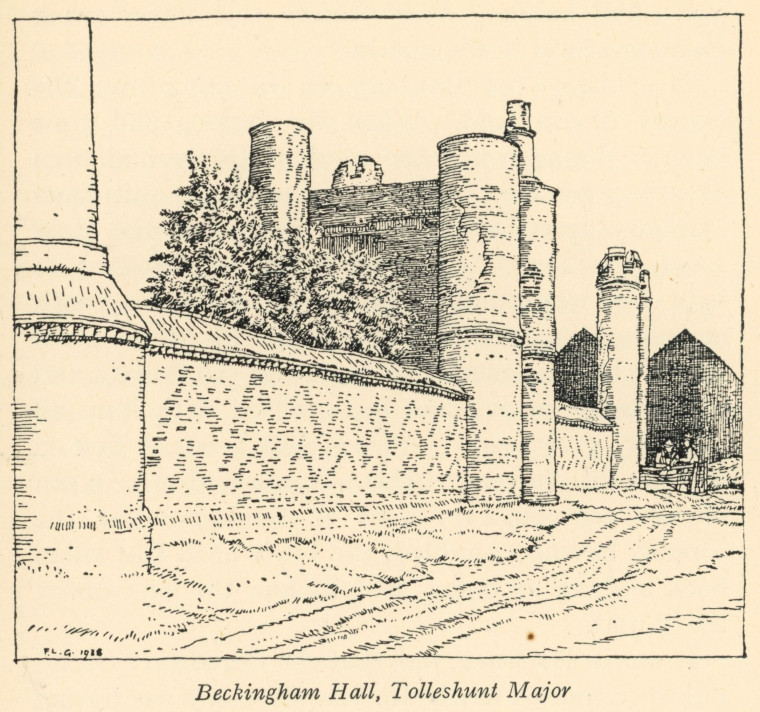 Tolleshunt Major Beckingham Hall Bax 1939 Copyright: F L Griggs