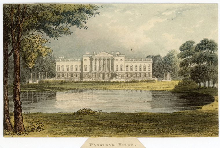 Wanstead House Demolished 1823 Print Copyright: William George