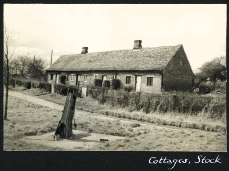 Stock Cottages and pump Photograph Album 1955 Copyright: Photograph Album