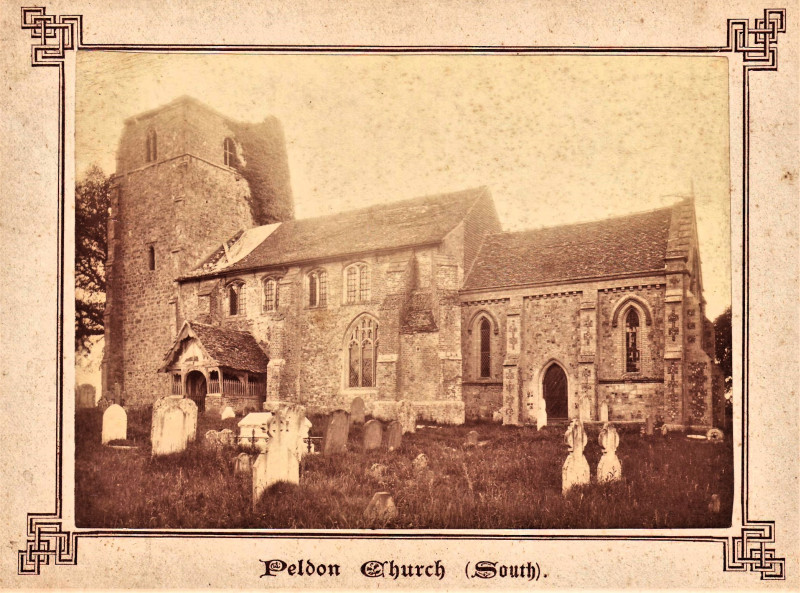 Peldon Church South Essex Earthquake 1884 Photograph Copyright: William George