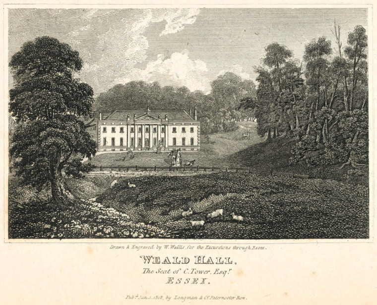 Weald Hall Essex Excursions 1818 Copyright: W Wallis