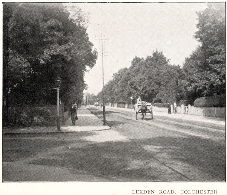 Colchester Lexden Road photographic view Copyright: Sands and Sons 32 Views of Clacton