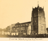 Castle Hedingham Church sepia photograph