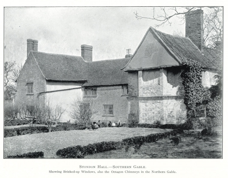 Stondon Massey Hall View from  South 1900 Copyright: E H L Reeve Stondon Massey 1900