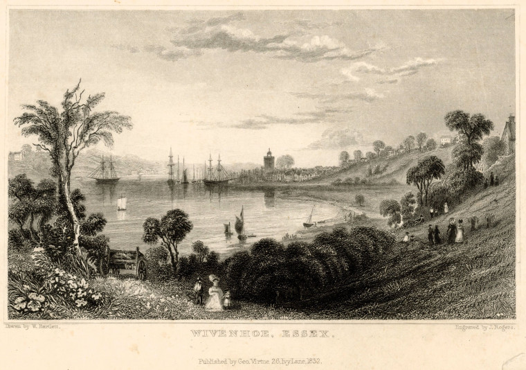 Wivenhoe 1832 Print Copyright: William George