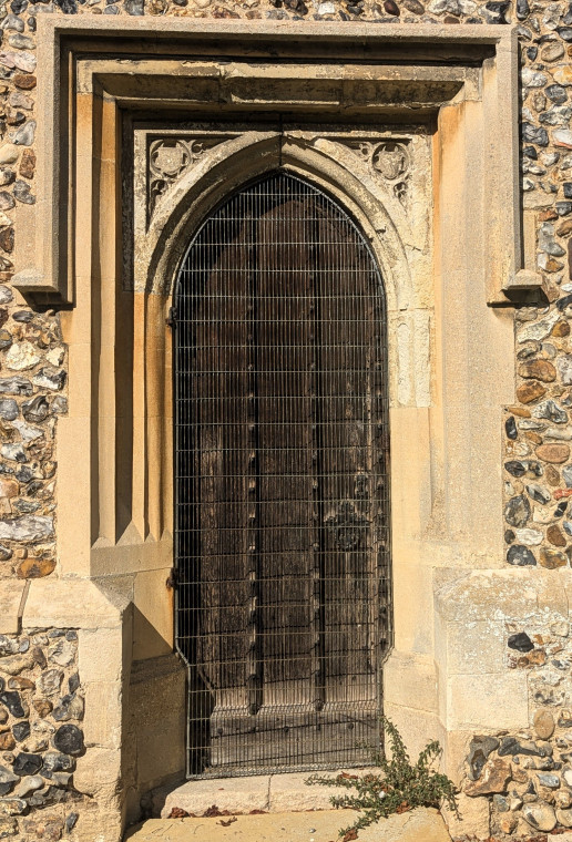 Abbess Roding Church Door 17th September 2024 Copyright: William George