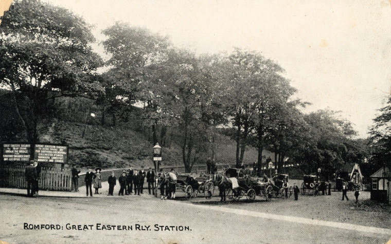 Romford Great Eastern Railway Station Post Card Posted 1907 Copyright: Post Card