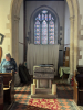 Abbess Roding Church Font west end 17th September 2024 