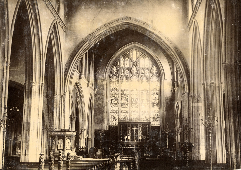 Chelmsford St Marys Church Interior Photograph looking east Copyright: William George