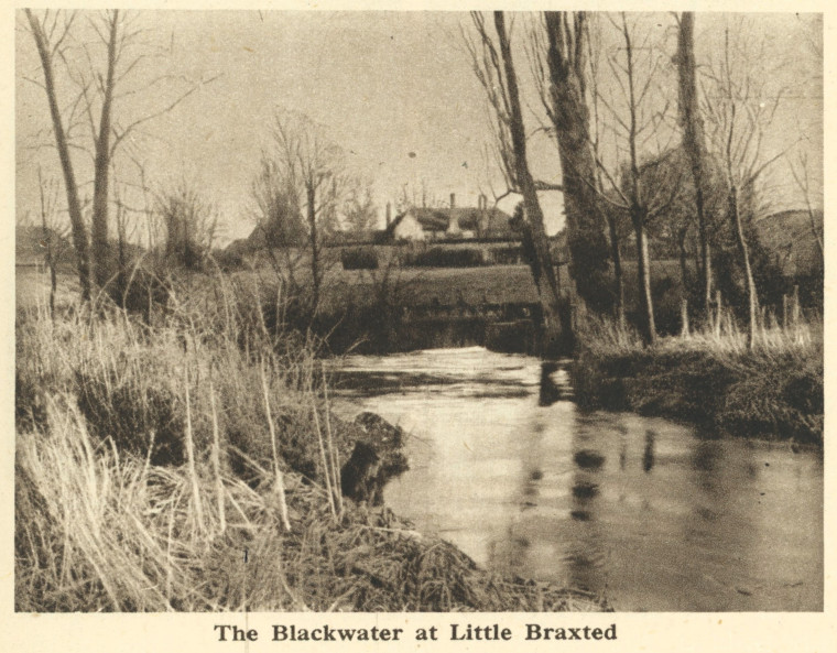 Little Braxted The Blackwater Arthur Mee 1942 Copyright: Arthur Mee 1942