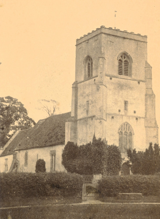 Ramsey Church Sepia Photograph Copyright: William George