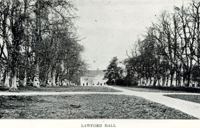 Lawford Hall Country Seat 1897 Copyright: William George