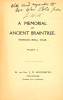 Braintree Memorial Title Page J W Kenworthy 