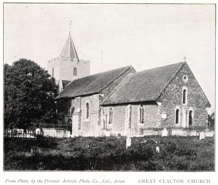 Clacton Great Clacton Church photographic view Copyright: Premier Artistic Photo Co