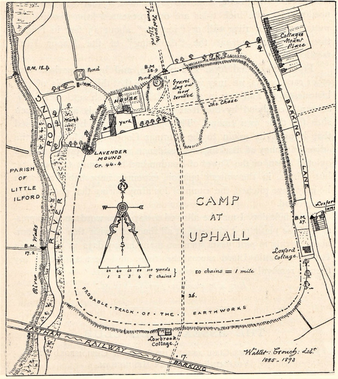 Iron Age Camp at Uphall Ilford Copyright: William George