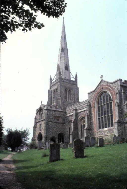 Thaxted Church from south east Image Copyright: Roger Payne