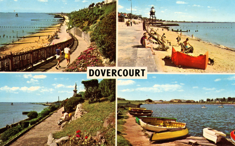 Dovercourt Multiview Four Colour Images Postcard Copyright: William George
