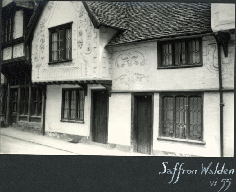 Saffron Walden Pargetting 1 Photograph Album 1955 Copyright: Photograph Album