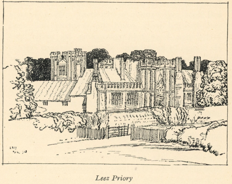 Great Leighs Leez Priory Bax 1939 Copyright: F L Griggs