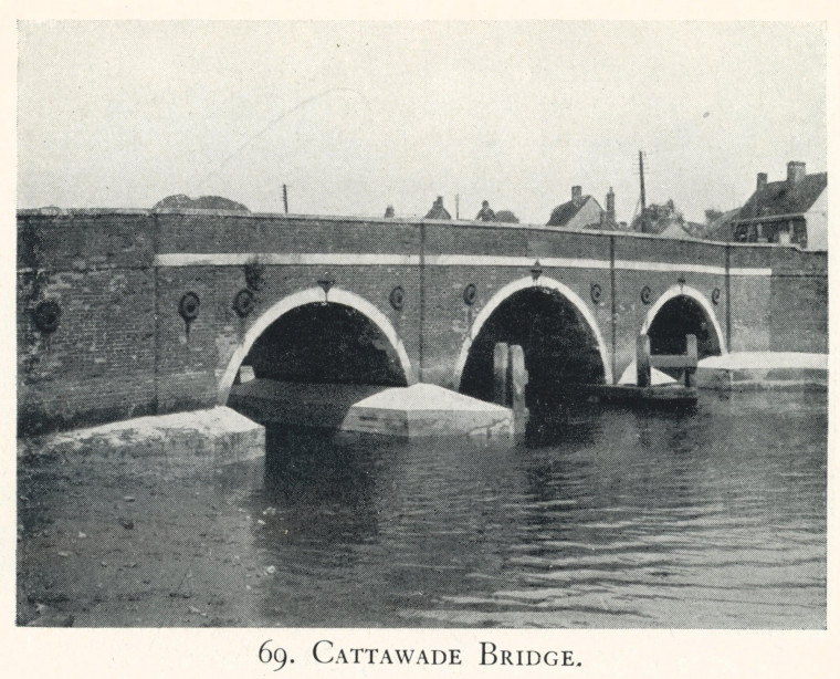 Cattawade Bridge Ancient Bridges E Jervoise 1932 Copyright: Edwyn Jervoise 1932